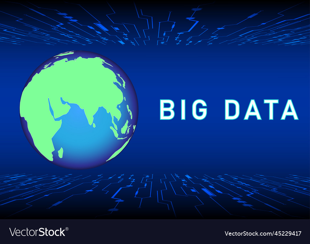 Abstract background world global with text big