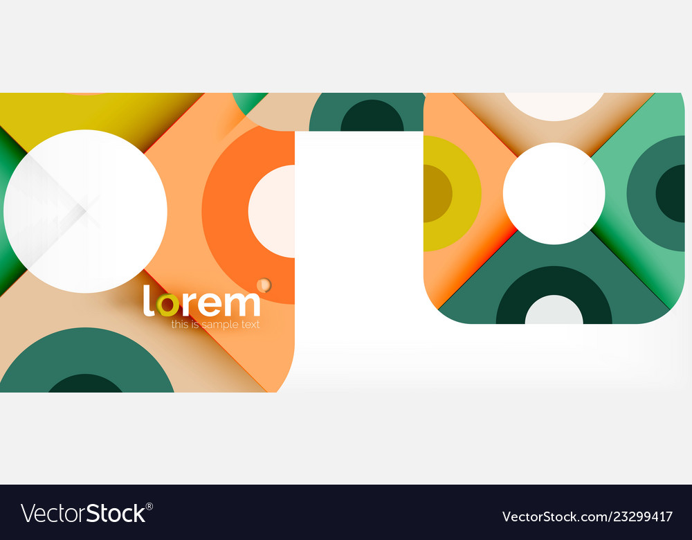 Abstract round elements composition background