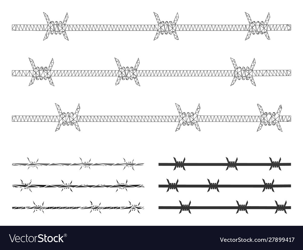 Barbwire fence mesh network model