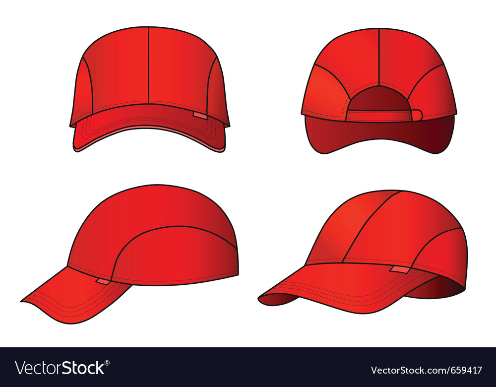 Cap Template - Front View