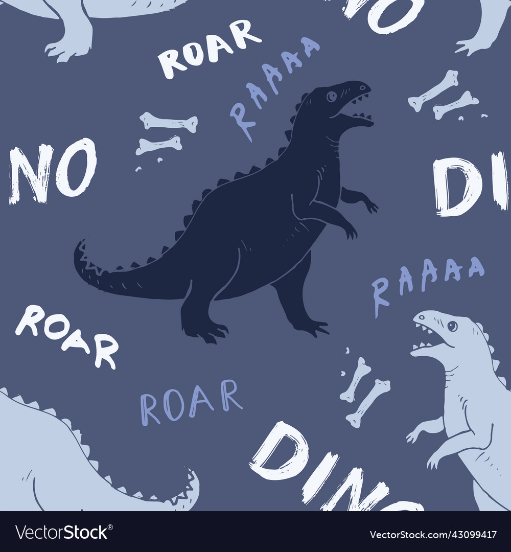 Niedliche Dino Nahtlose Muster