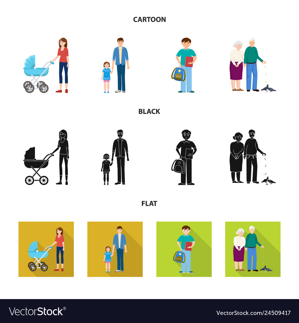 Isolated object of character and avatar sign Vector Image Isolated object of character and avatar sign