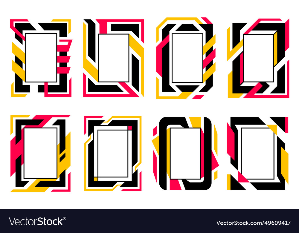 Modern frames for text