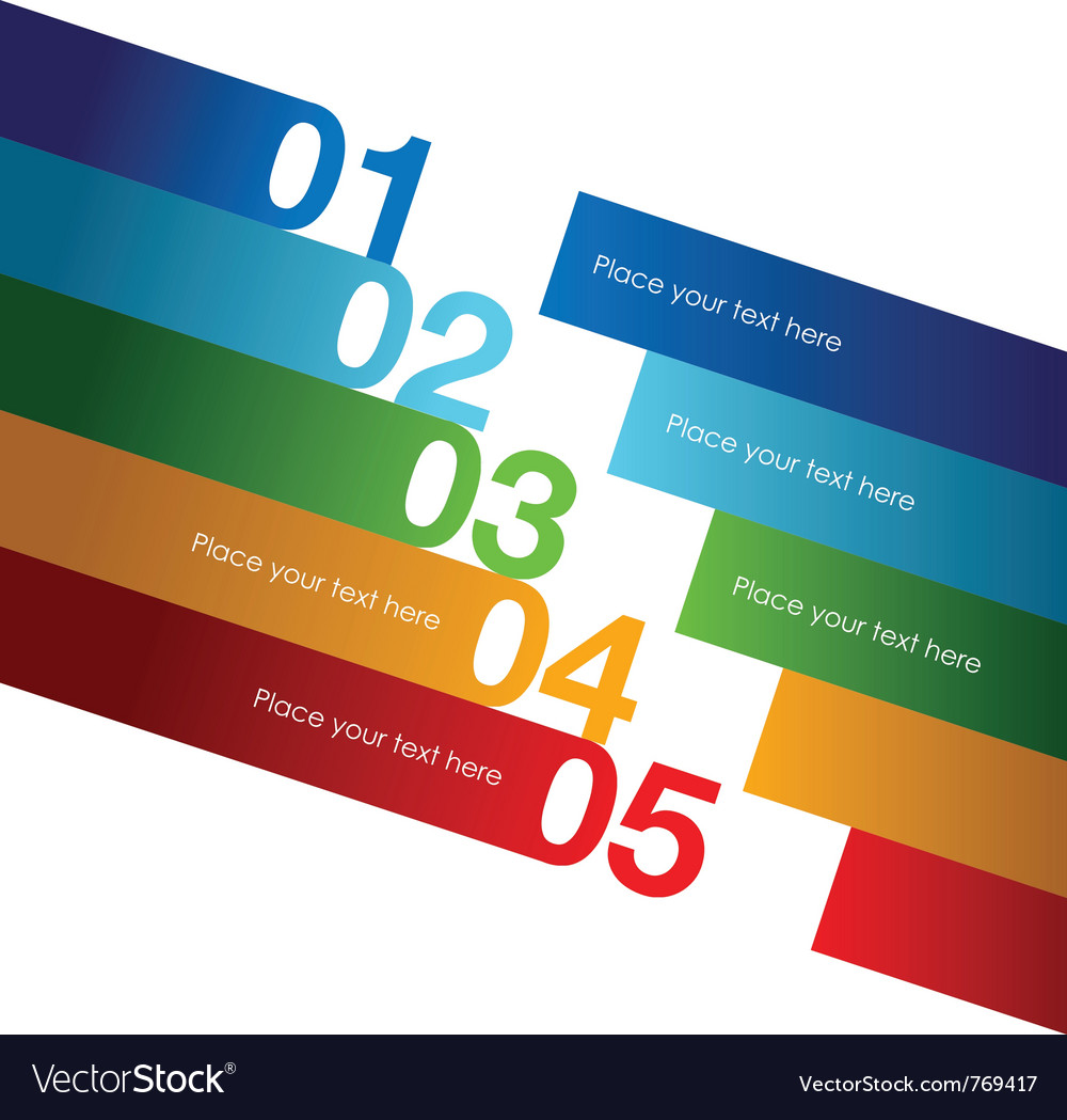 Number Line Gradient Background