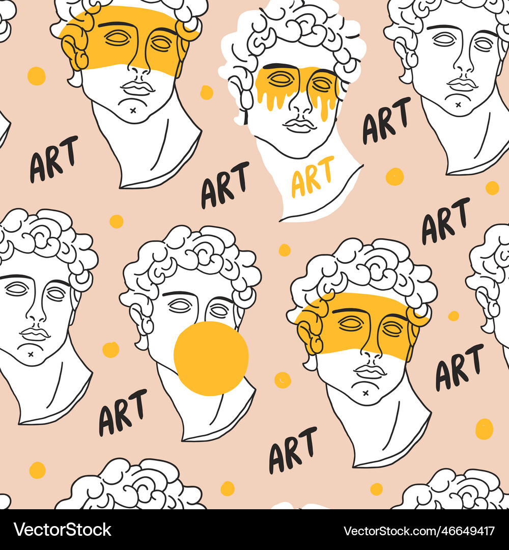 Seamless pattern with antique marble Royalty Free Vector
