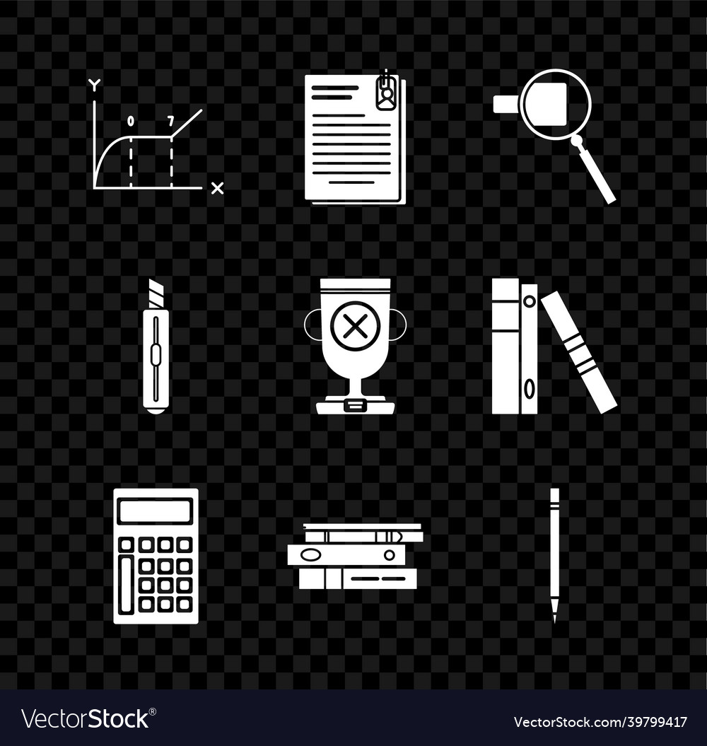 Set pie chart infographic file document and paper vector image Set pie chart infographic file document and paper