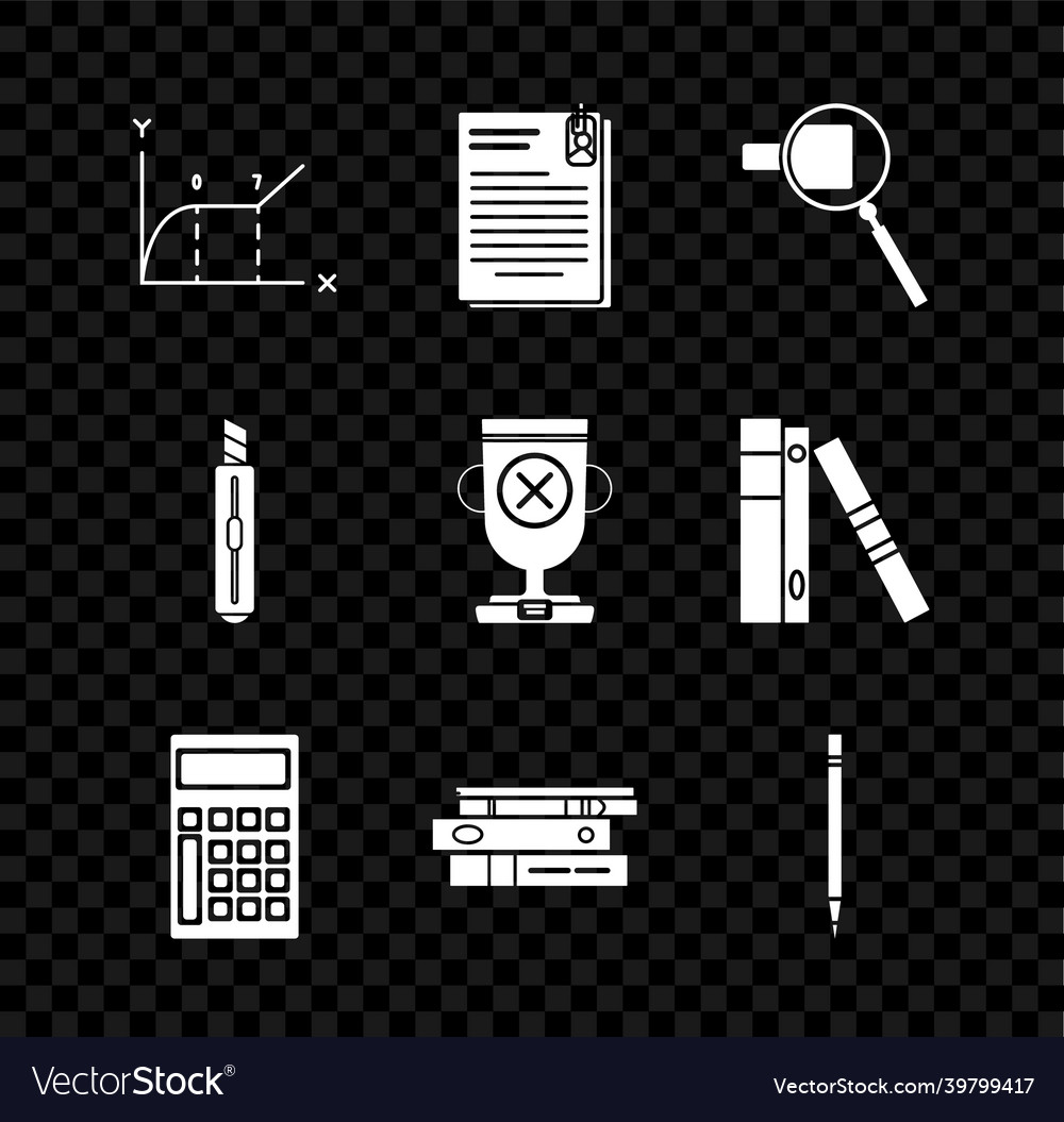 Set pie chart infographic file document and paper