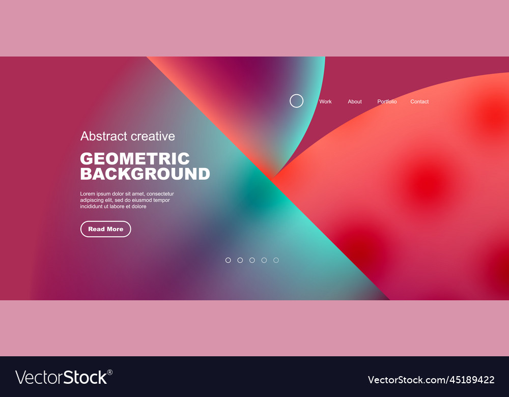Circle abstract background with fluid gradient Vector Image Circle abstract background with fluid gradient