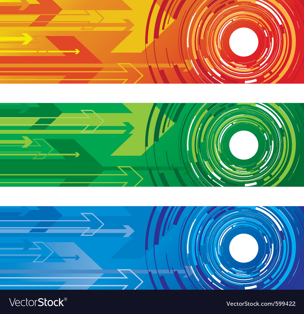 Dynamic Arrow Circle Background