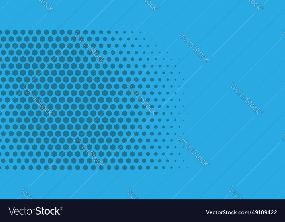 Geometric abstract hexagon two color background