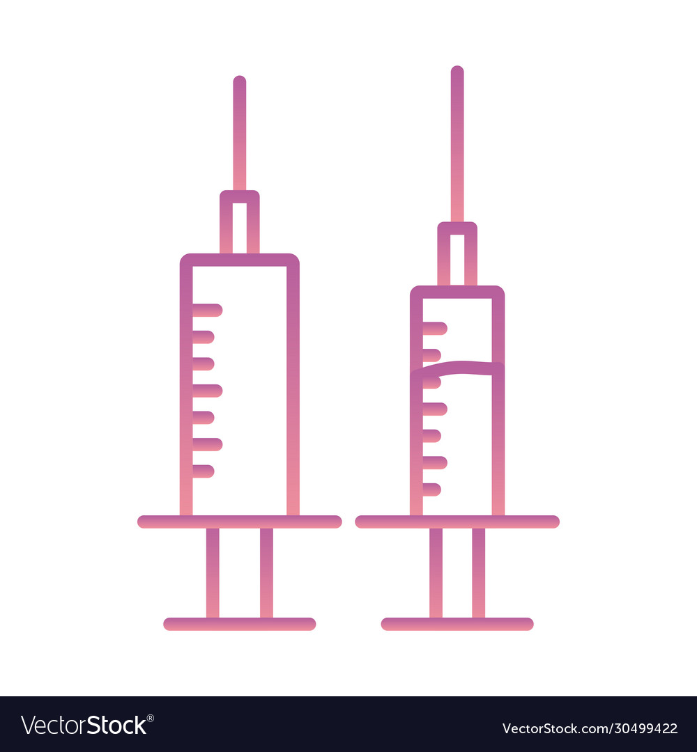 Isolated injections gradient style icon