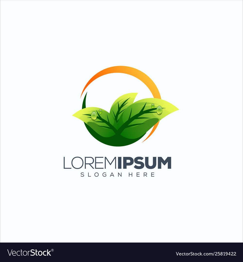 Leaf logo design ready to use