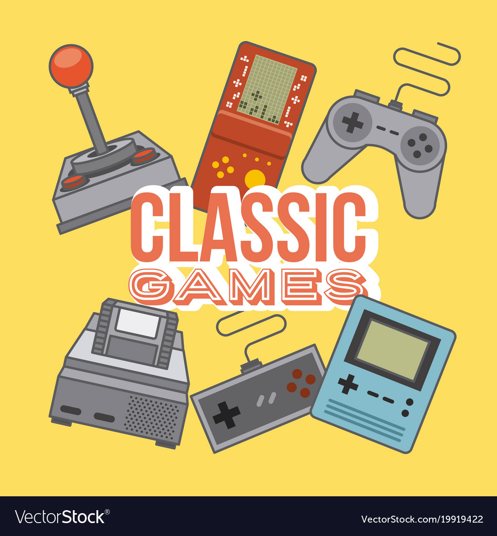 Retro Video Game Controllers