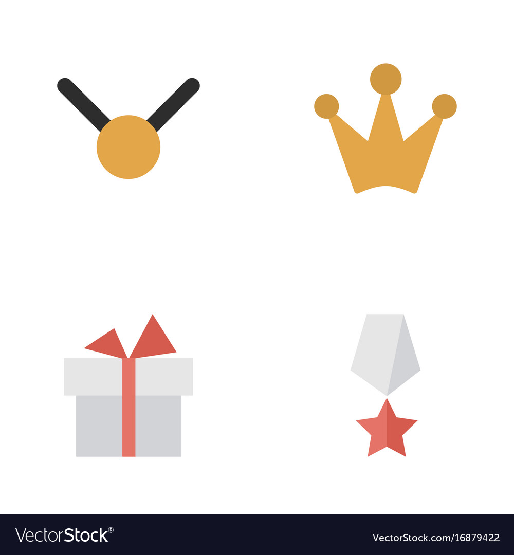 Set of simple prize icons