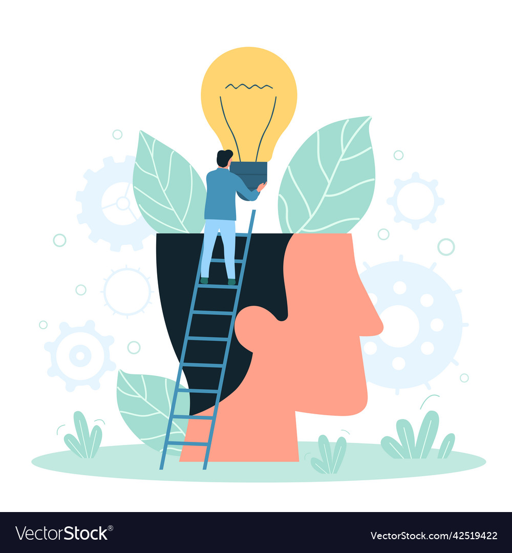 Skills management development idea creation vector image Skills management development idea creation