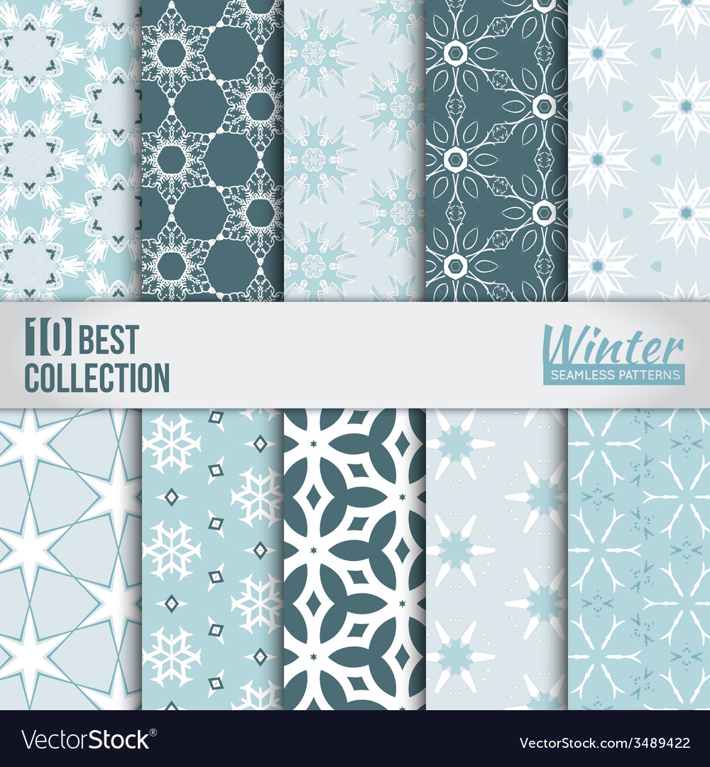 Winter Snowflake Patterns