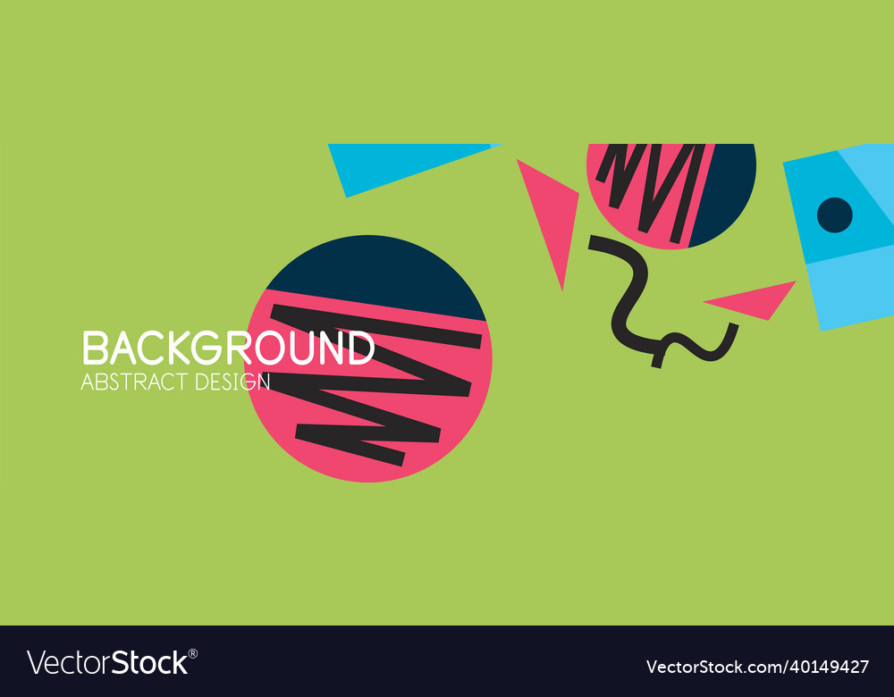 Abstract background blocks lines triangles vector image Abstract background blocks lines triangles