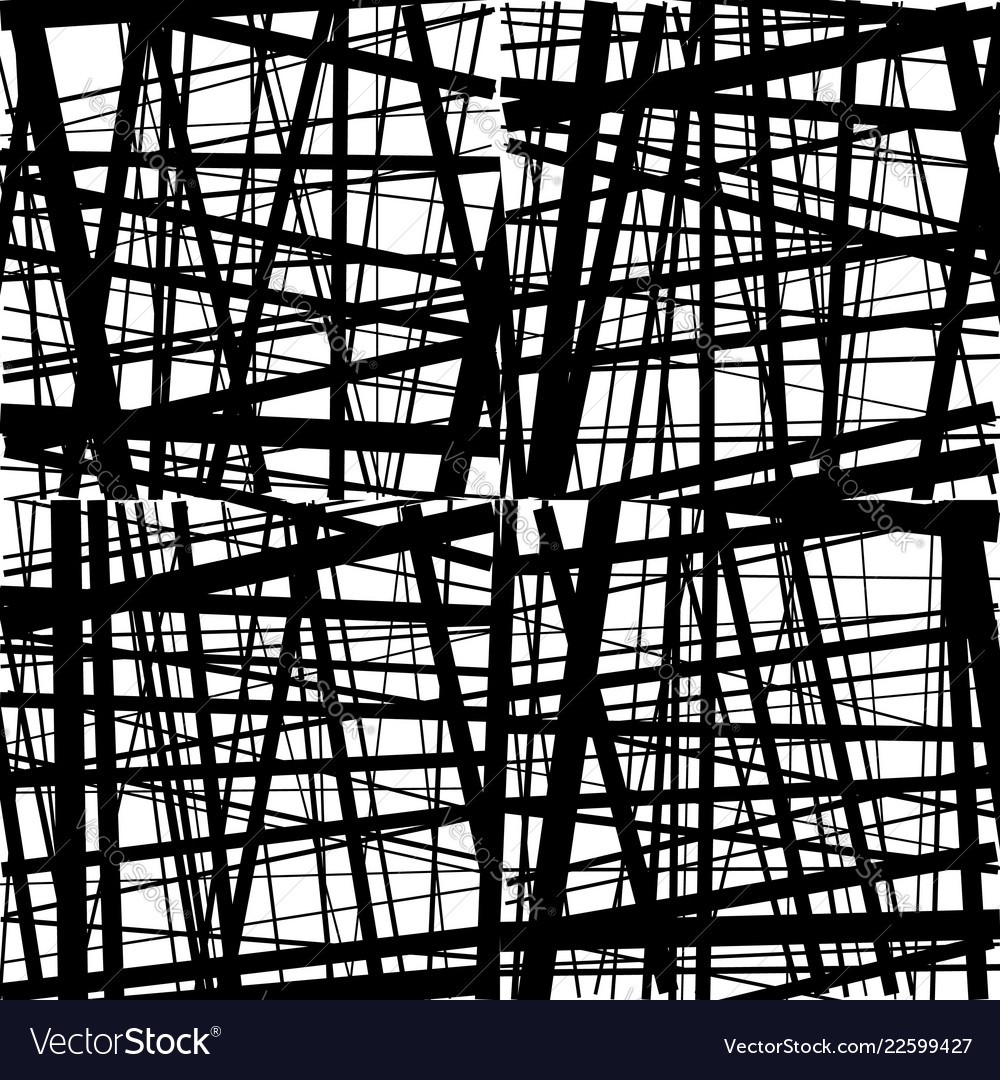 Abstract irregular straight lines pattern set vector image Abstract irregular straight lines pattern set
