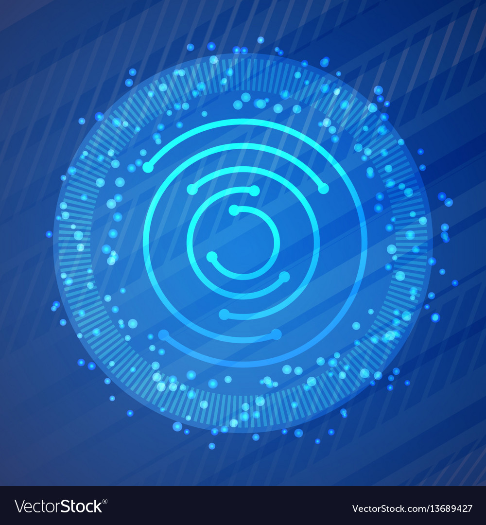 Abstract Technology Circuit Background