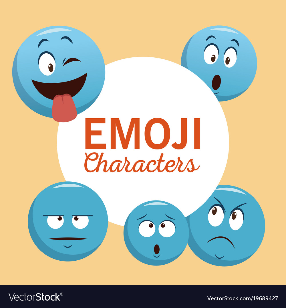 Emoji chat characters