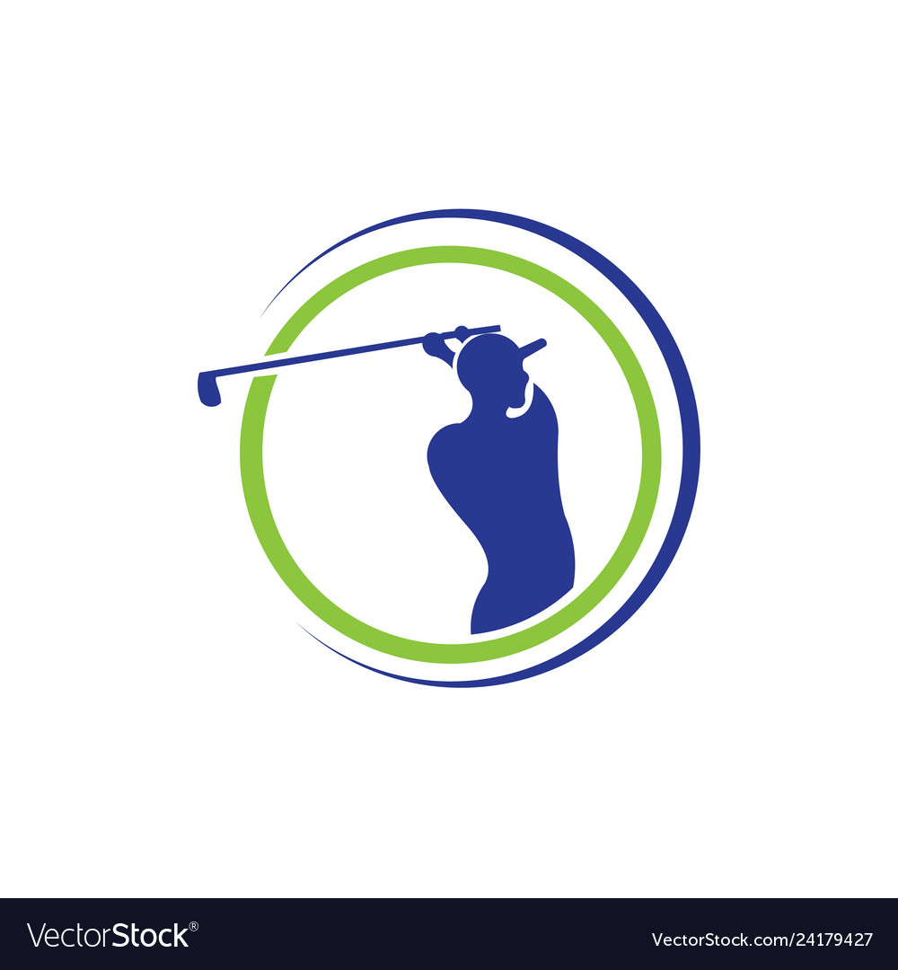 Golf player Royalty Free Vector Image - VectorStock