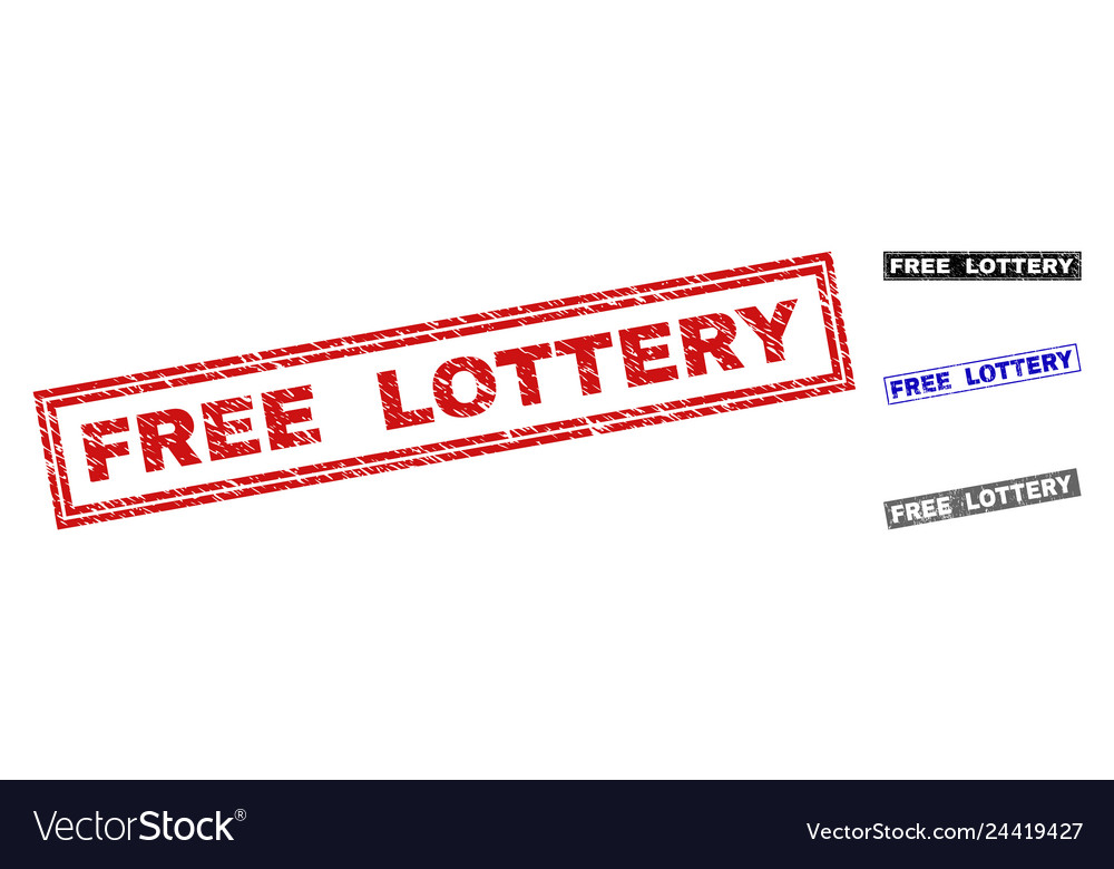 Grunge free lottery textured rectangle watermarks