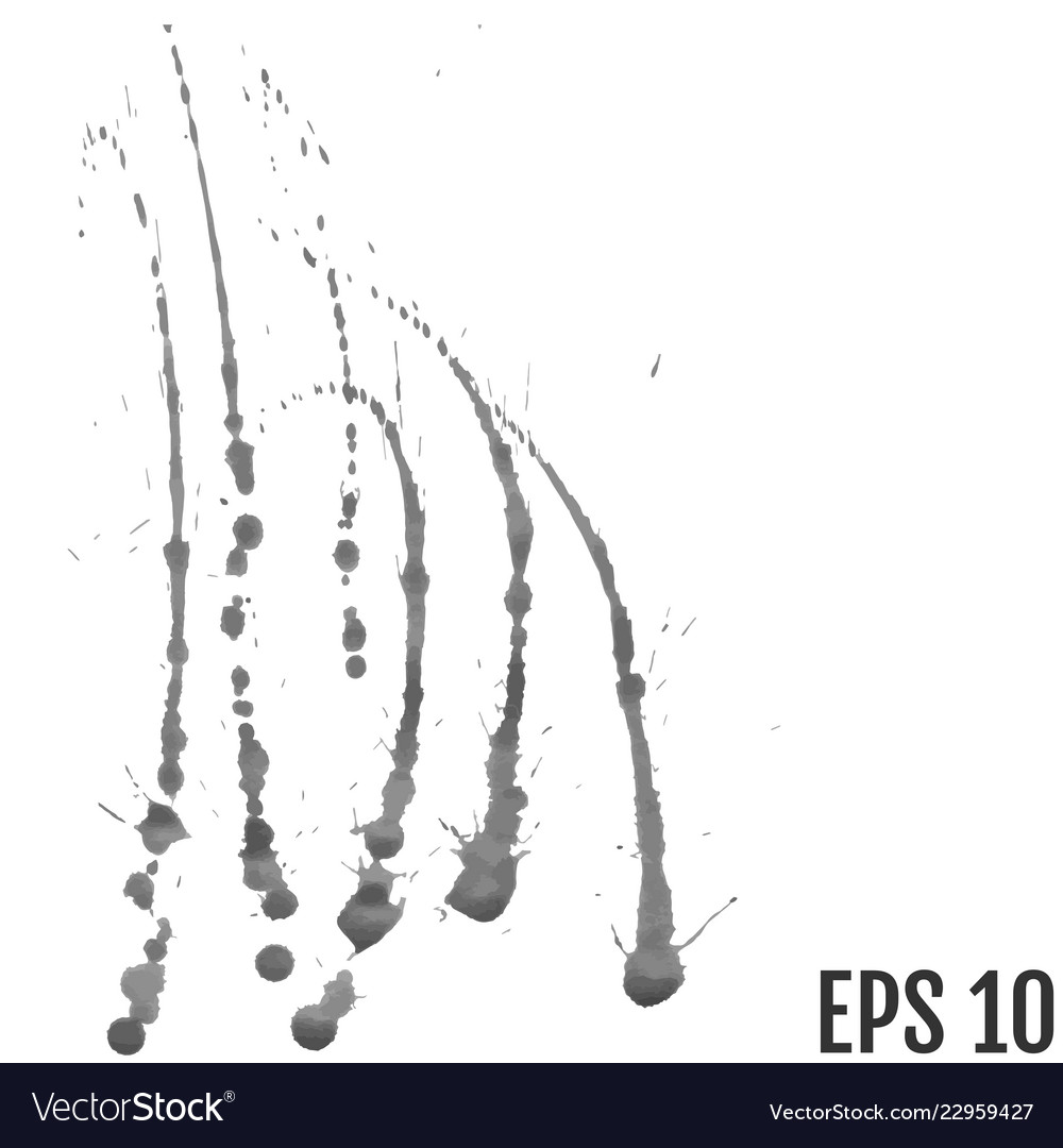 Paint splat setpaint splashes set for design