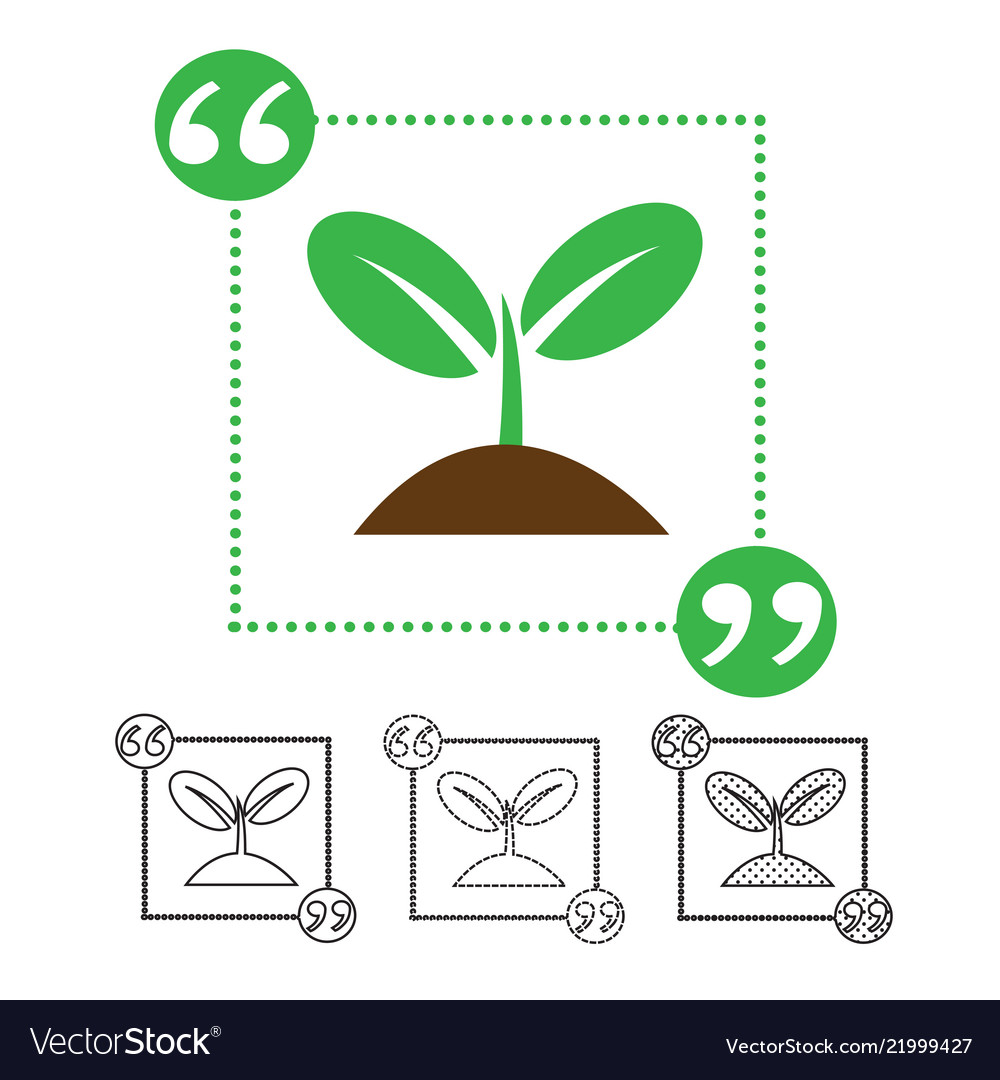 Plant tree icon vector image Plant tree icon