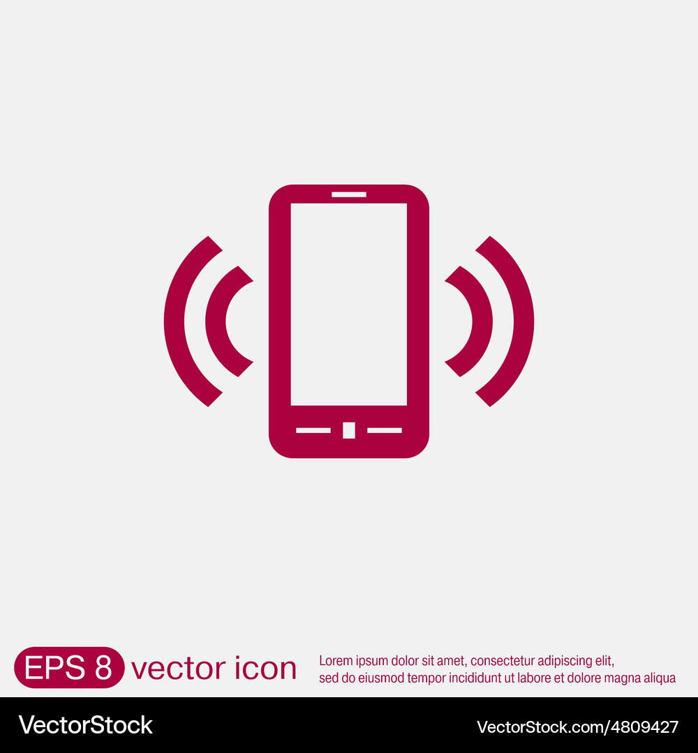 Ringing phone call Royalty Free Vector Image - VectorStock