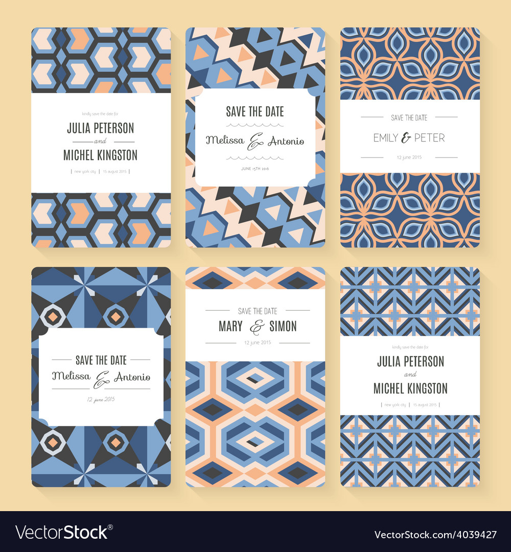 Save the date card collection