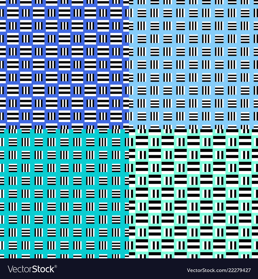 Seamless geometrical square pattern background vector image Seamless geometrical square pattern background