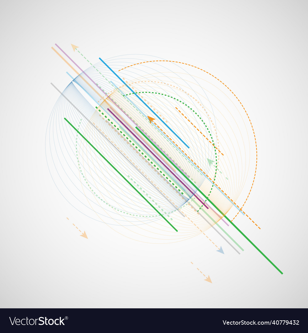 Abstract color swirly background technology