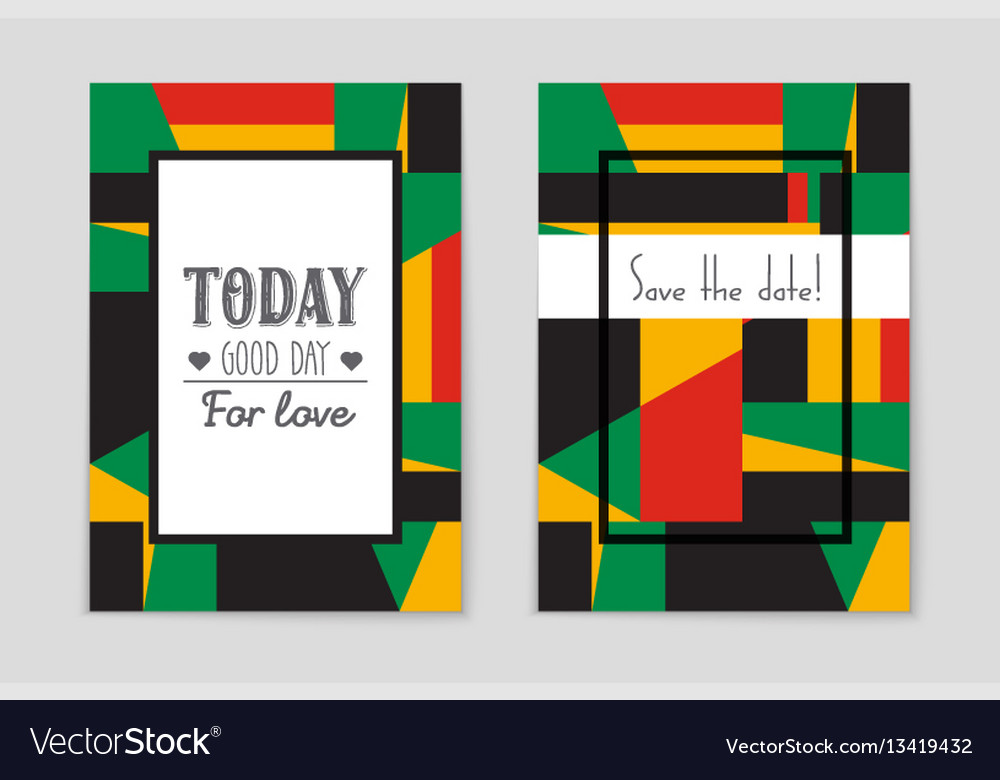 Abstract layout background set for art