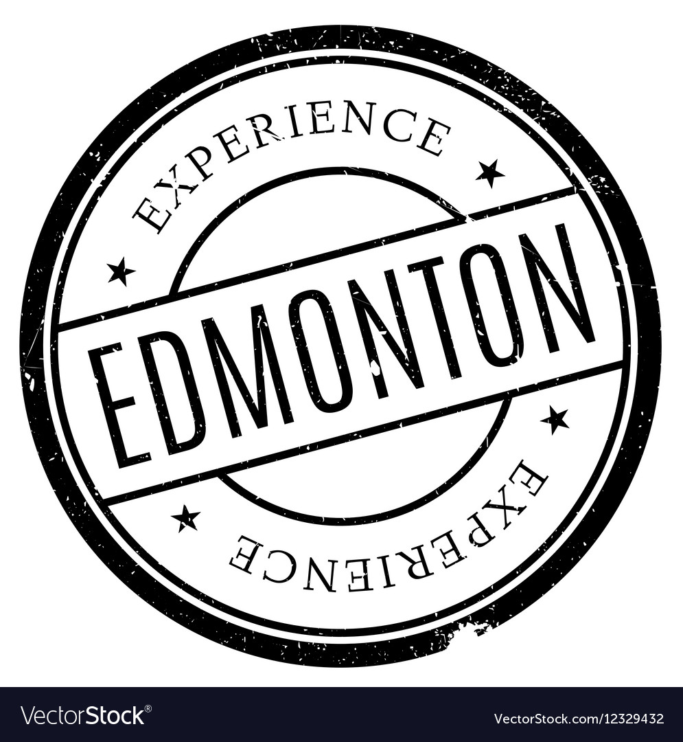 Edmonton Stempel Gummi grunge