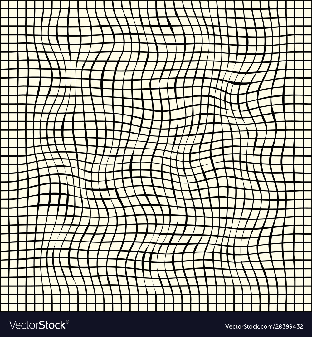 Grid intersecting dark lines wavy