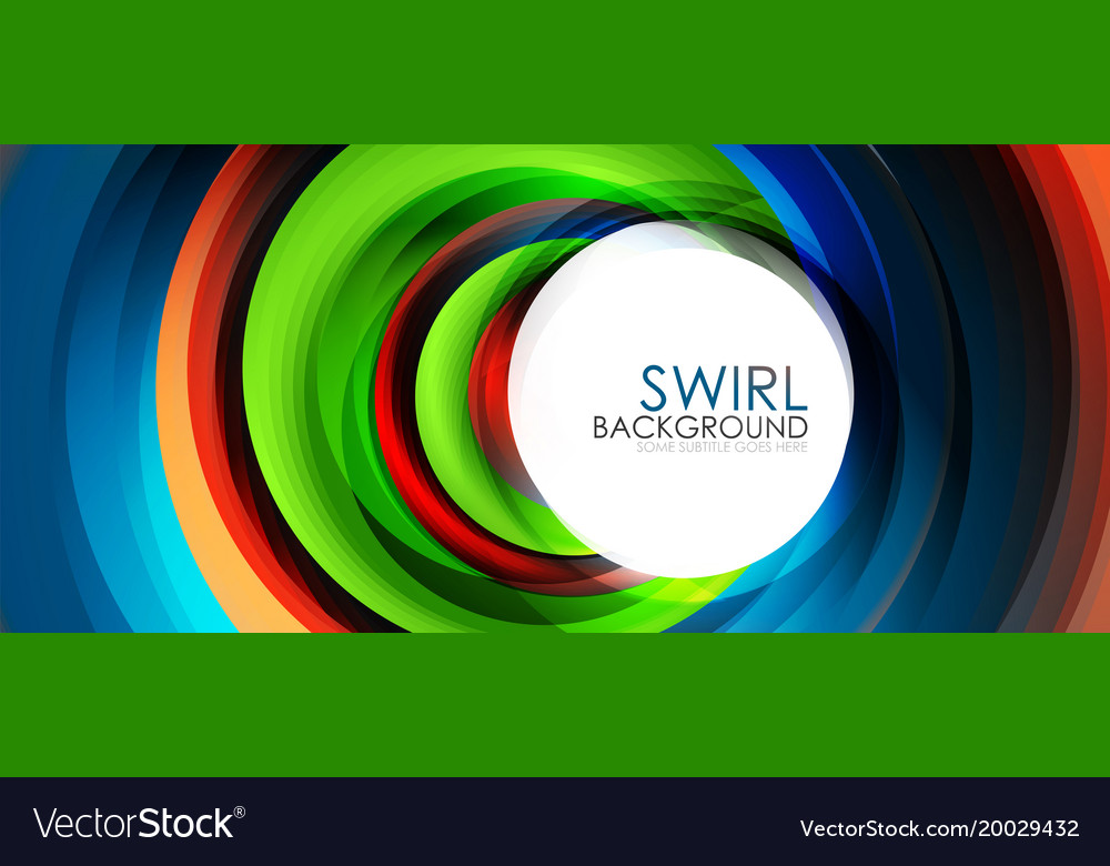 Spiral swirl flowing lines 3d effect abstract