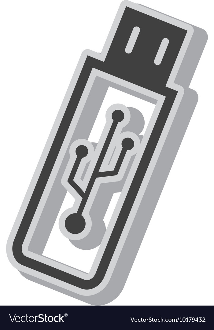 Usb portable memory icon