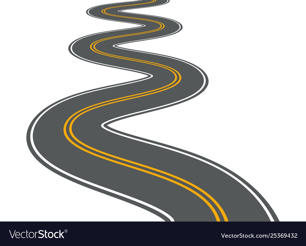 winding road graphic