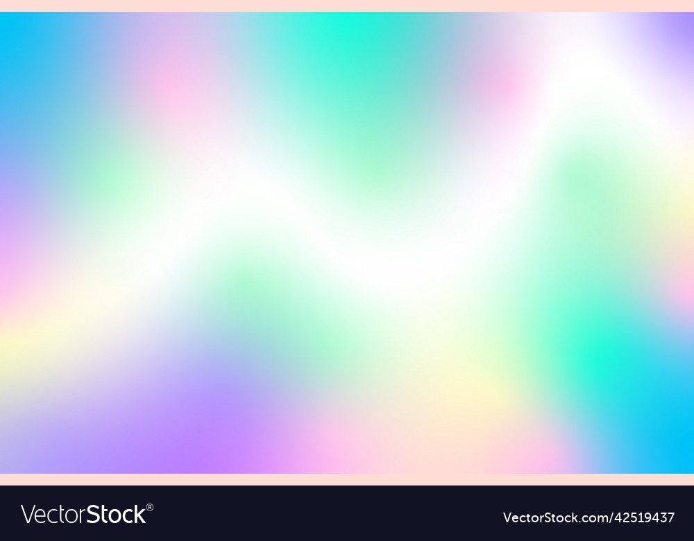 Ein buntes holographisches Foliennetzgradient vector image Ein buntes holographisches Foliennetzgradient