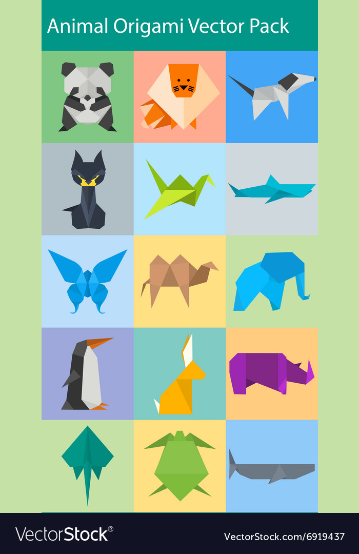 Animal origami pack