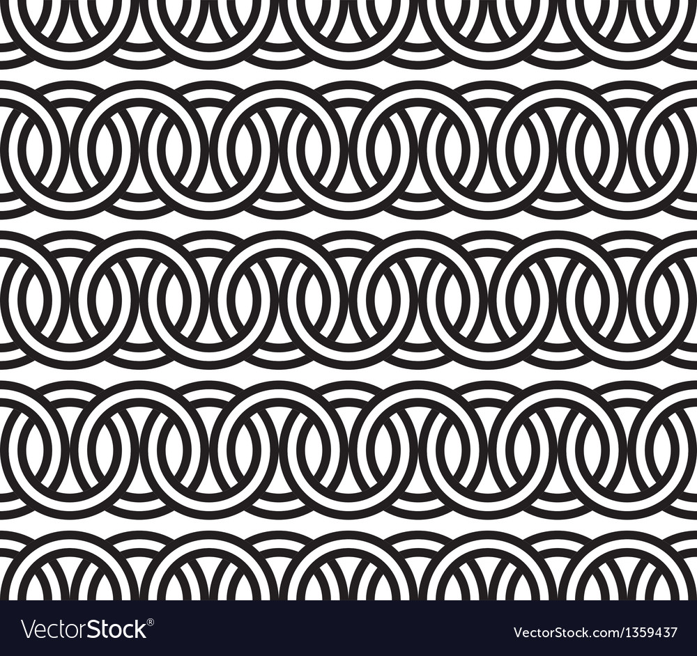 Circle Chain Pattern Background