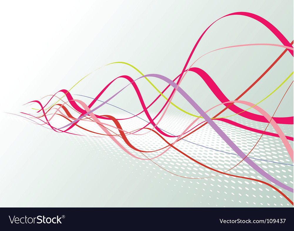 Curved Line Abstract Background