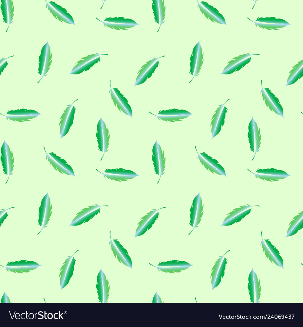Feathers seamless pattern