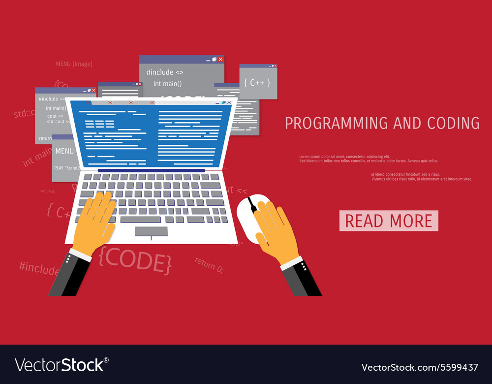 Flat concept of programming and coding