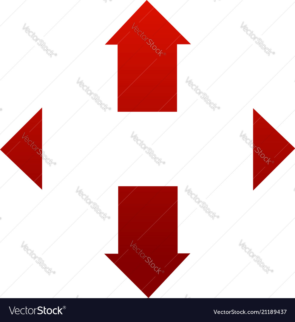 letter h arrow logo design concept template vector image