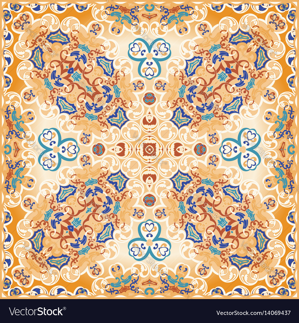 Oriental Floral Pattern