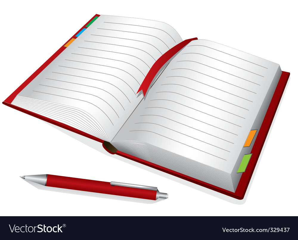 Red notebook