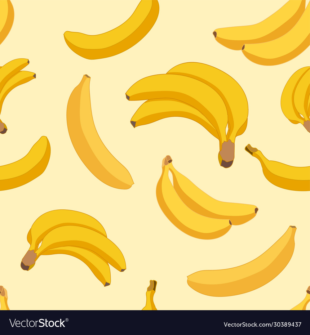 Seamless repeating pattern bananas