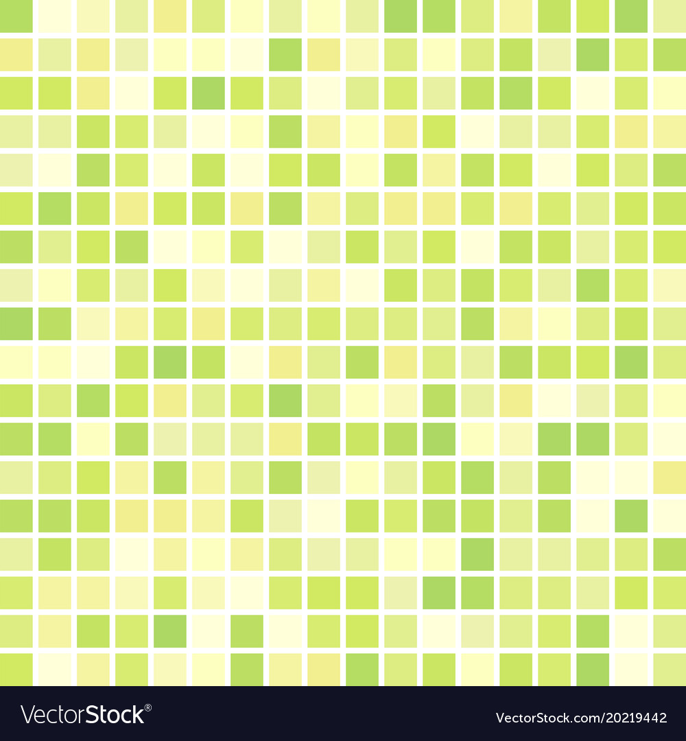 Green geometric background consisting of squares