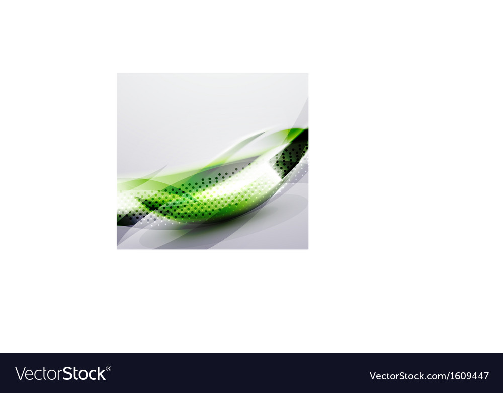 Dynamic Green Line Abstract Background